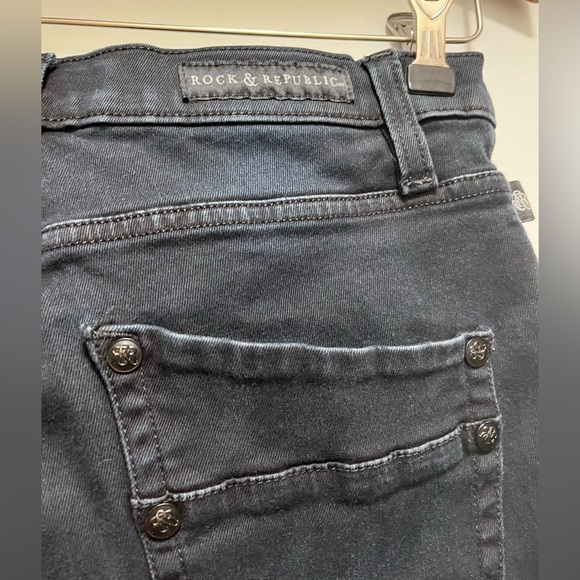 Rock and Republic Berlin Black Jeans Size 10 - Picture 3 of 8